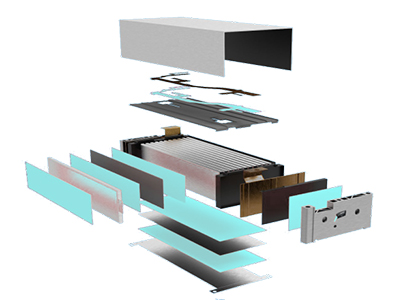 Thermal insulation, bonding between thermally conductive materials and cell assemblies
