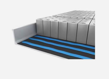 Thermal conduction and bonding of block cell to the battery pack