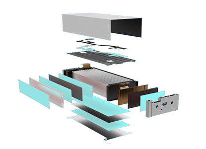 Thermal insulation, bonding between thermally conductive materials and cell assemblies
